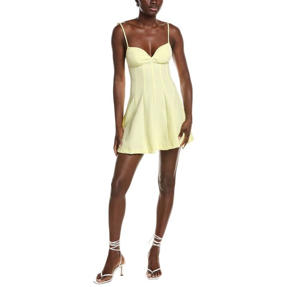Moonsea Womens  Mini Dress, Yellow